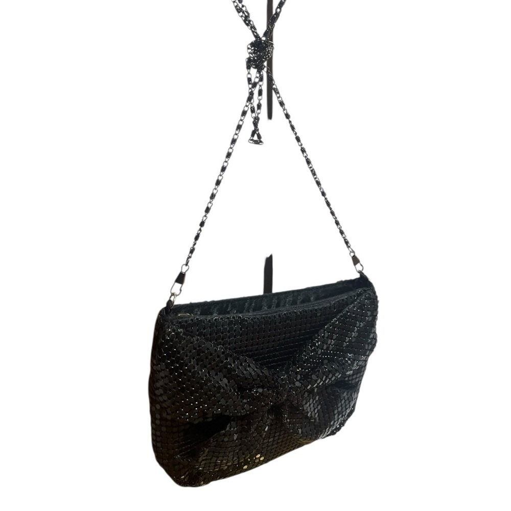 Elegant Black Sequin Shoulder Bag